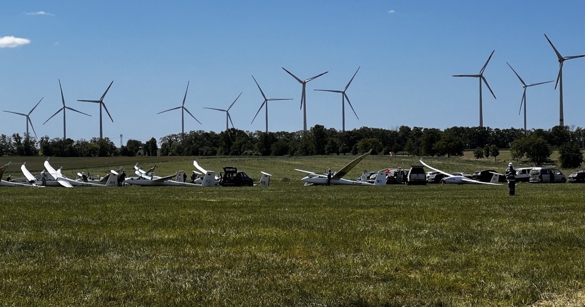 Segelflieger starten von Canitz auf Langsterecke Riesa TV