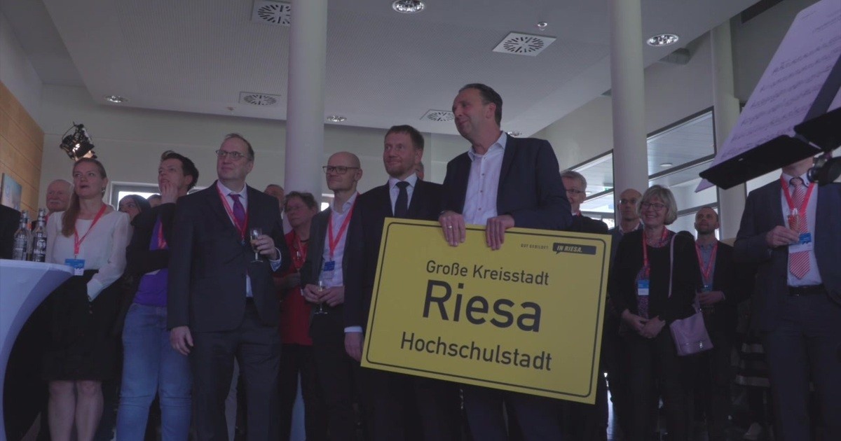 Riesa ist jetzt Hochschulstadt | Riesa TV